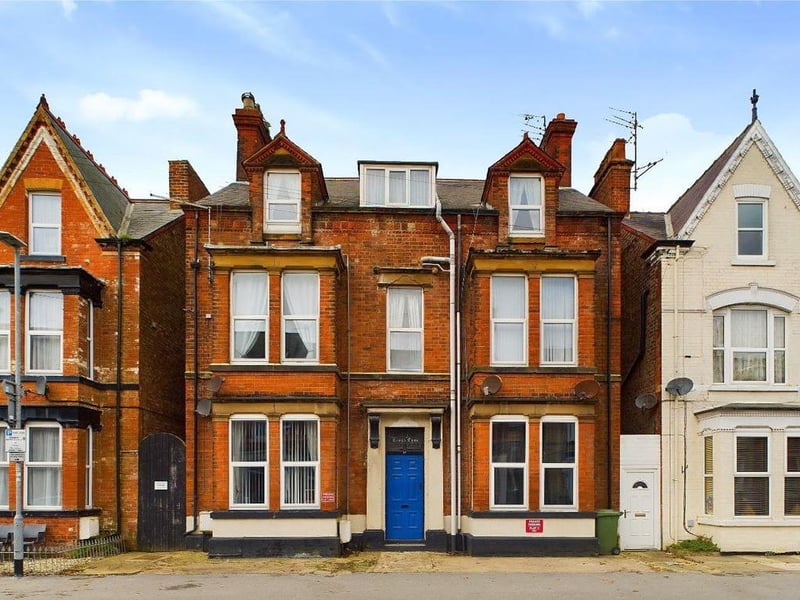 This two bedroom flat is for sale with Hunters for £70,000.