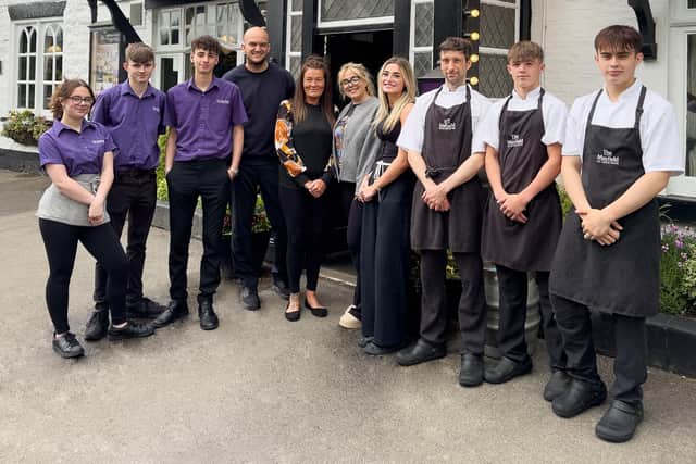 Staff at The Mayfield, Seamer.