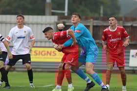 Bridlington Town suffered a 2-1 home loss against Consett in the NPL Division East. Photos by TCF Photography
