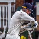Rhys Buck was praised by his skipper Kai Morris after his half-century in the winning draw at Marton 2nds. Photo by Brian Murfield
