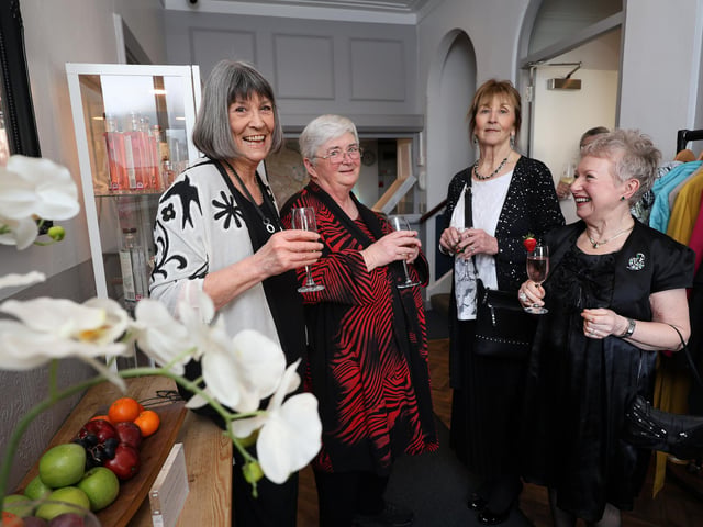 Guests gather at the celebration