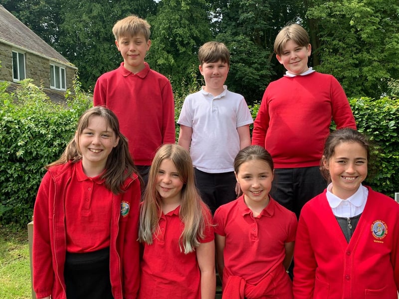 Egton School year six youngsters.