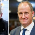 Sir Robert Goodwill (left) and Kevin Hollinrake (right) have both said they will back Rishi Sunak as the next leader of the Conservative Party