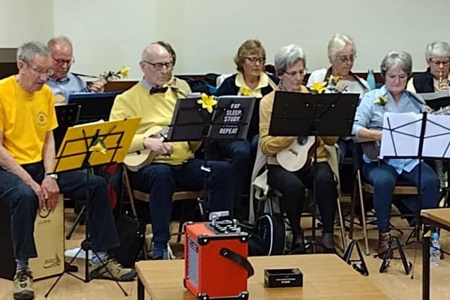 Ukulele group Sunny Skies.