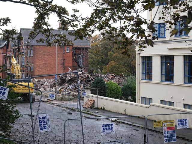 Following the demolition of the building and the site being made safe, Belmont Road and lower Ramshill Road will reopen.