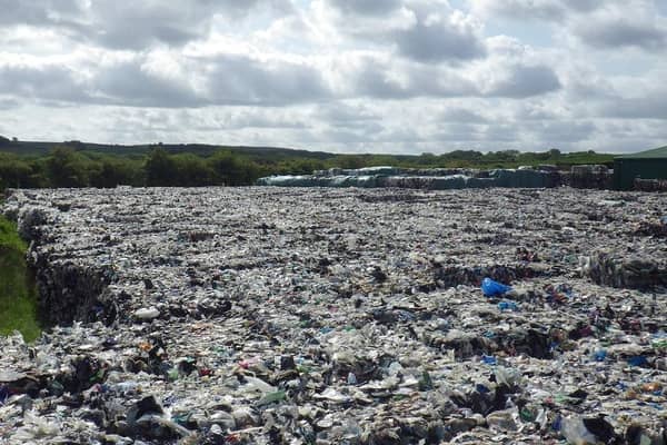 Waste at the Liverton site.