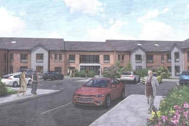 An artist's impression of what the care home could have looked like.