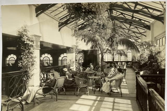 The Solarium was constructed with vast areas of glass so visitors could soak up the sun.
