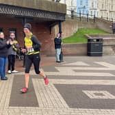 Lyn Gent was a popular winner in the Bridlington Road Runners Constable Handicap