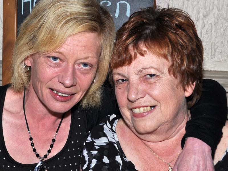 Cindy and Kathryn in The Jockey!