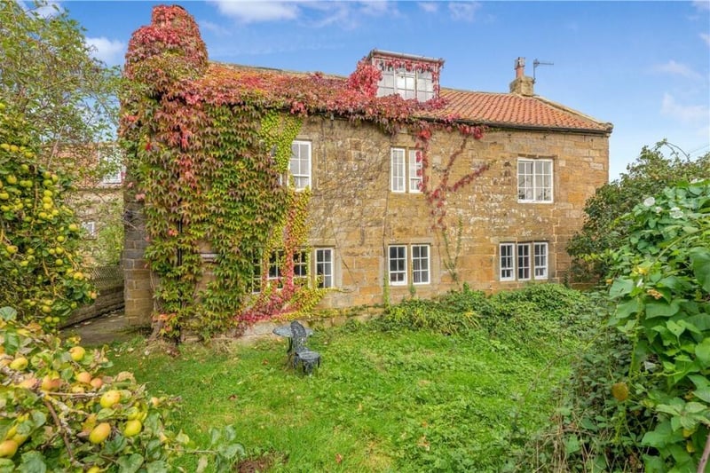 The Grade ll listed, three-bedroom farmhouse at the centre of the sizeable estate is packed with original features.