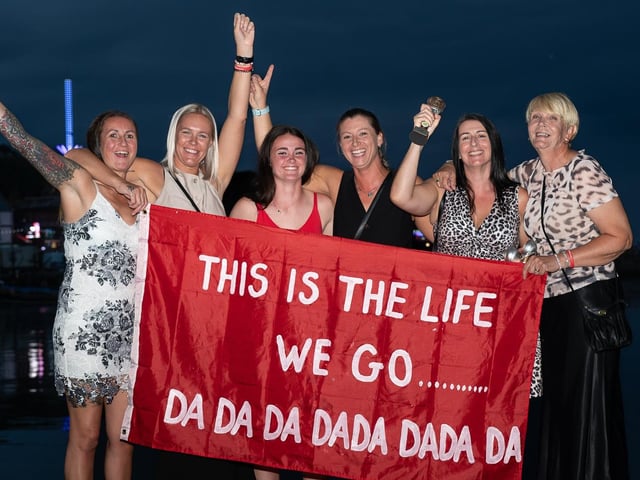 Friendship rowers celebrate a clean sweep of the major trophies. Photo: Natasha Hill
