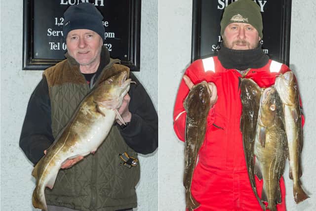 Brian Harland, Heaviest Fish 7lb 6oz & Rob Taylor Heaviest Bag of Fish 12lb 3½ oz