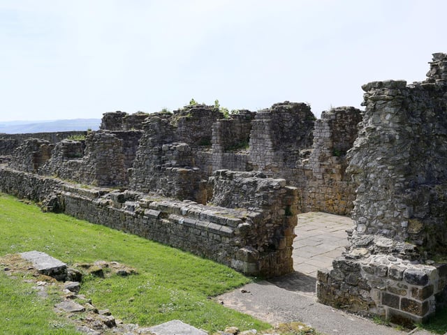 The castle ruins