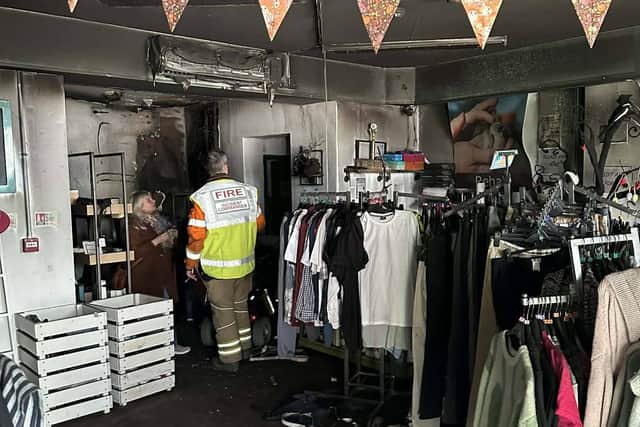 Many items in the shop were damaged by smoke - Image: Whitby Wildlife Sanctuary