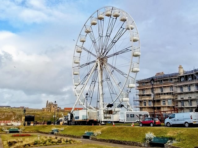 The observation wheel at Whitby, by Michael Maynard.