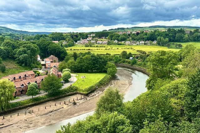 View towards Ruswarp from Larpool Viaduct.