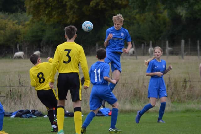 Heslerton Under-14s take on Scalby