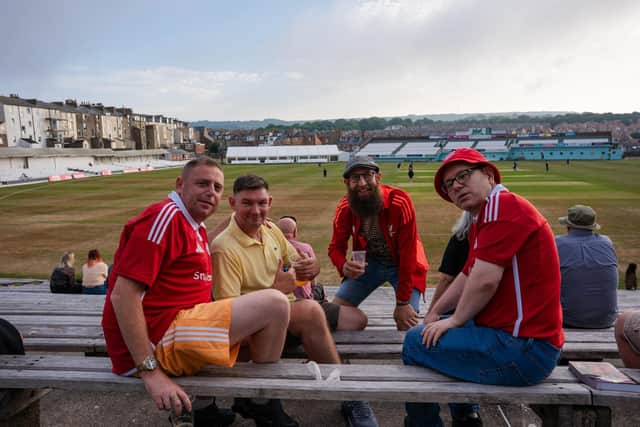 Boro fans at the cricket match. Photo by Wandering Photography