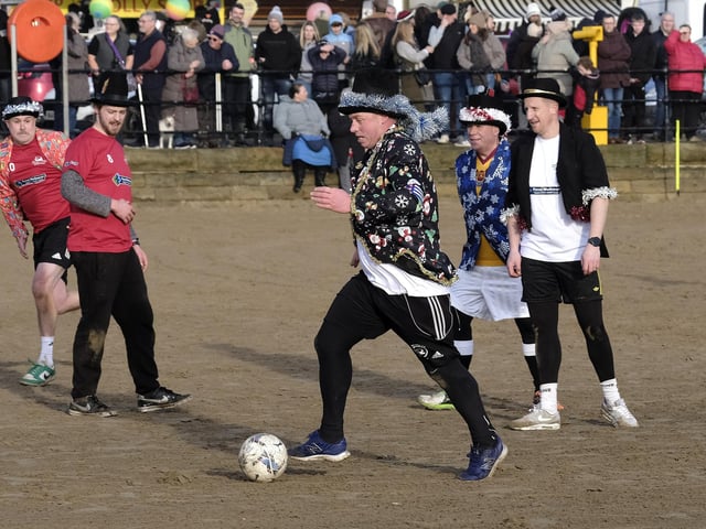 December 26 - The annual match sees top-hatted players take to the beach for a good-natured and hard fought battle