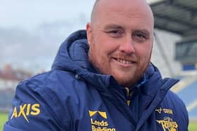 Leeds Rhinos Head Groundsperson Ryan Golding at Headingley Rugby Stadium