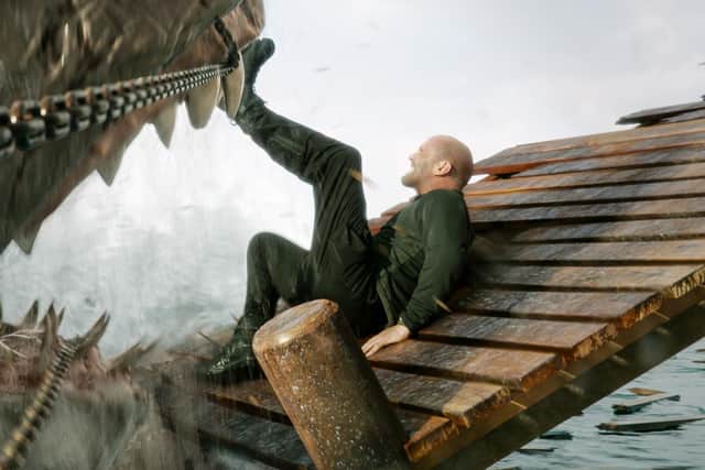 Jason Statham stars on Meg 2: The Trench which opens at the Hollywood Plaza on Friday August 19