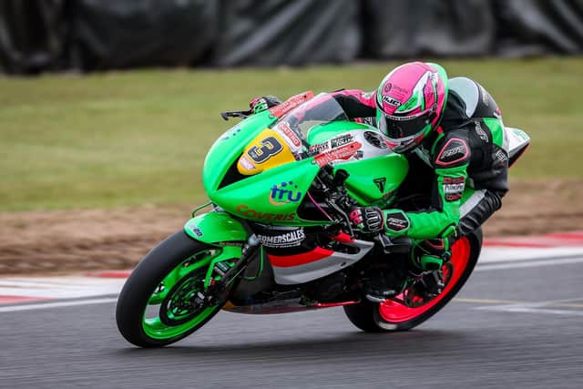 Ben exits Goddard at Donington Park Photo Colin Port Images.