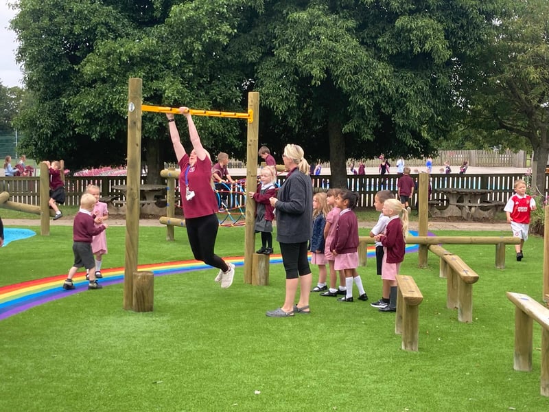 Even the teachers were joining in on the fun for the last day of term!