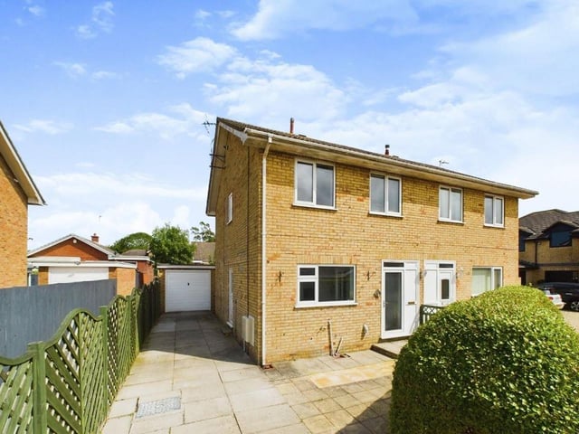 This three bedroom semi-detached house is for sale with Hunters for £175,000.