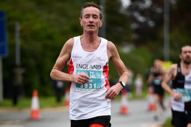 Scarborough Athletic Club star Sean Kelly sparkles on England debut at Chester Marathon
