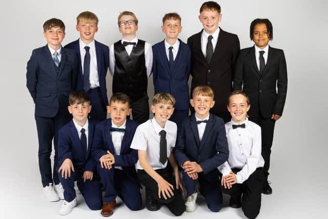 The Hawkes 360 Under-11s squad line up.