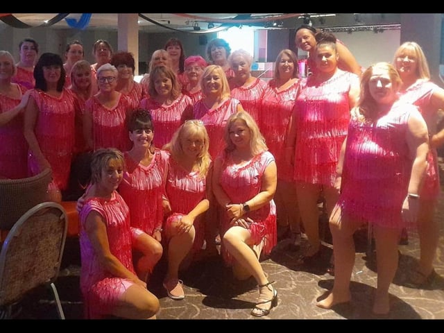 The ladies raised more than £15,000 for cancer charities
