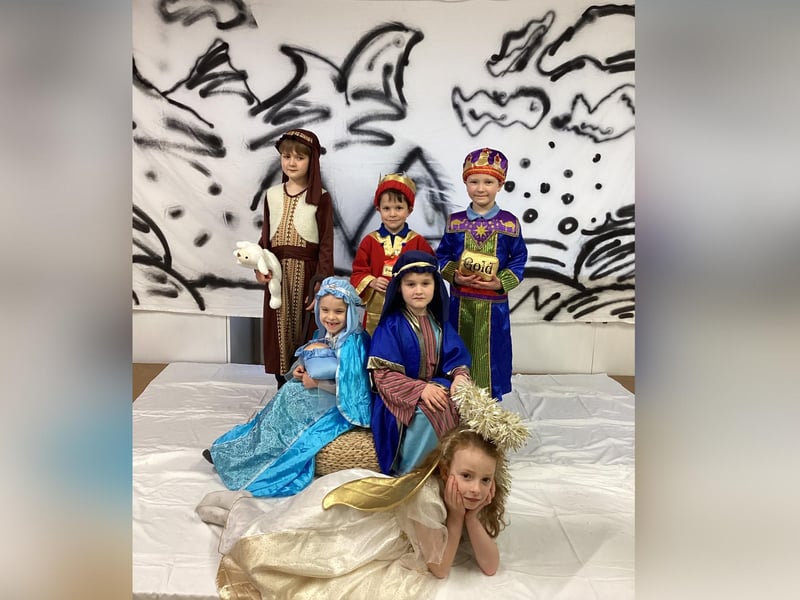 St Hedda's RC School, Egton Bridge, perform their nativity.