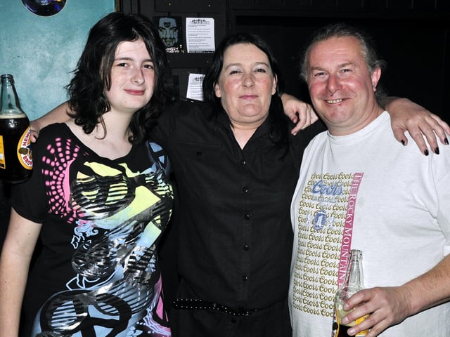 Enjoying a night out...
