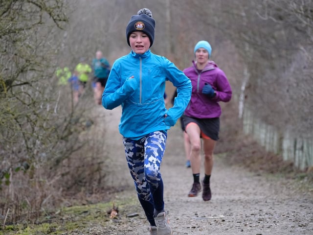 Enjoying the run.