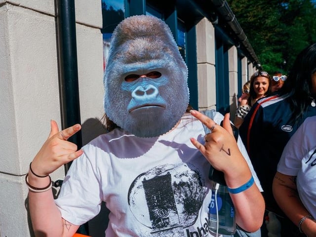Monkey business at the show! photo: Cuffe & Taylor