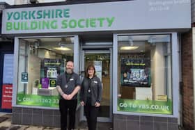 Colleagues at the Bridlington branch of Yorkshire Building Society.