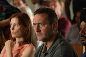 Will Mellor plays Lee Castleton, a former subpostmaster from Bridlington who was forced into bankruptcy after being wrongly ordered to pay the Post Office more than £300,000. Photo: ITV.