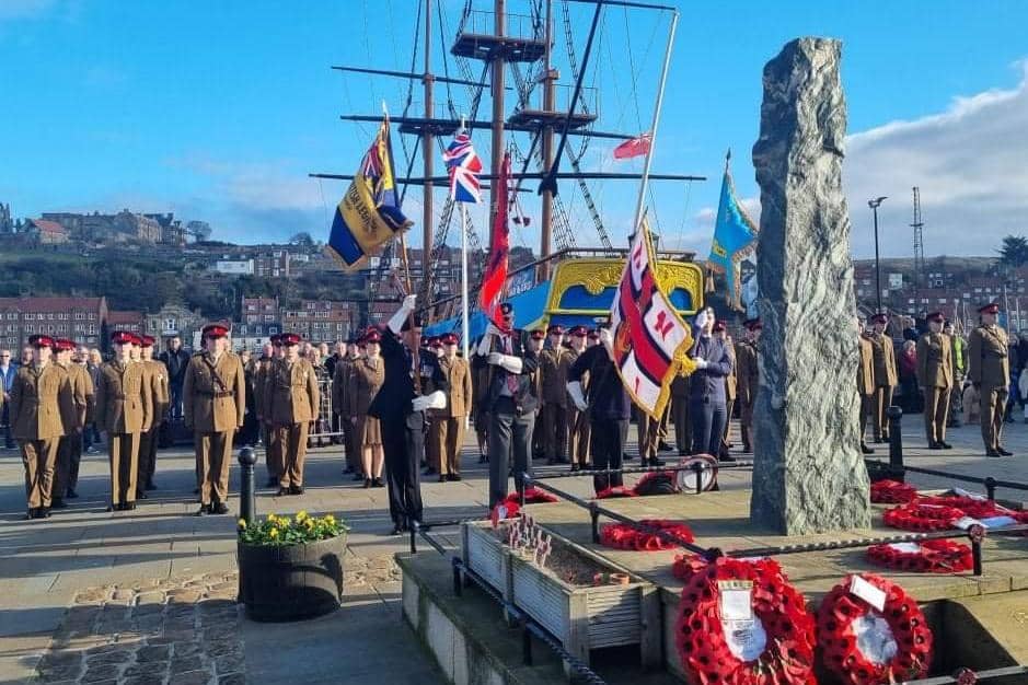The annual Act of Remembrance will take place in Whitby on Sunday, November 8. Picture by Alan Wastell.