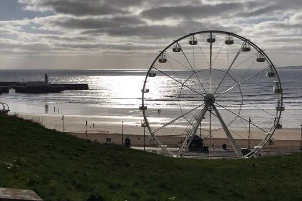 Wheel at Scarborough's South Bay.
picture by Jenny Griffiths.