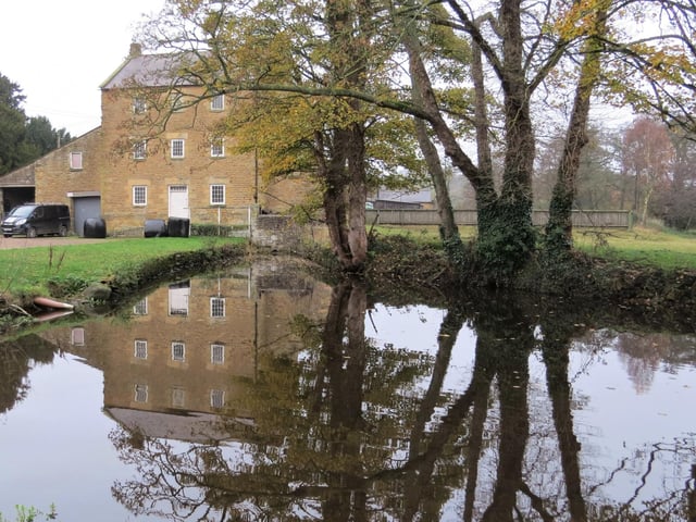 High Mill reflection, West Ayton.