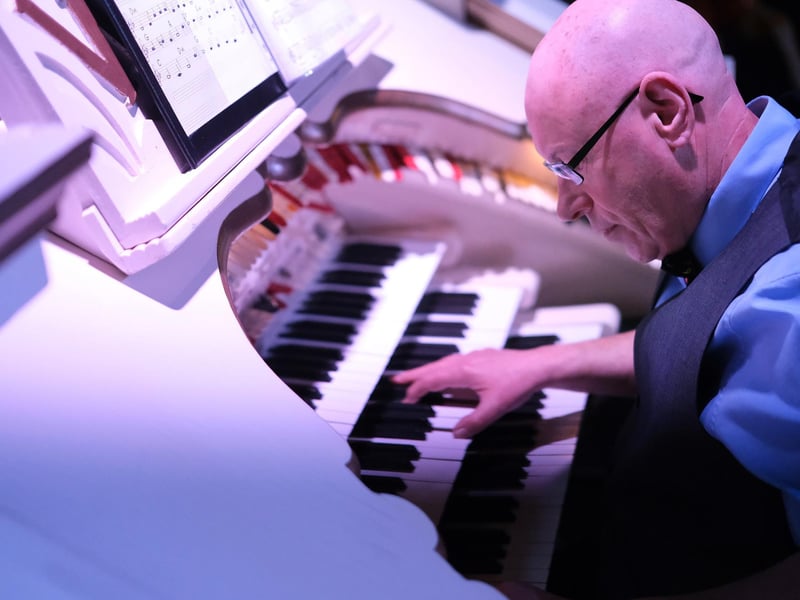 Michael Carr plays.picture: Richard Ponter