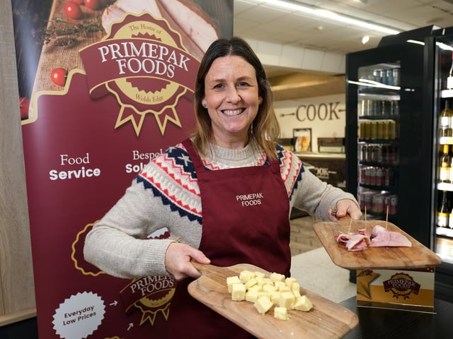 Primepak Foods offered taster boards to shoppers