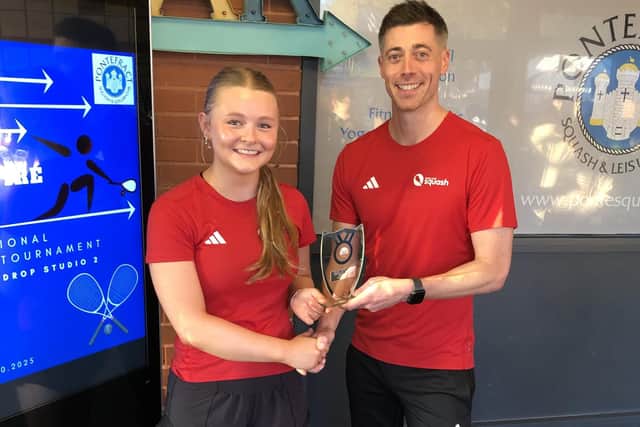 Hattie Langley helped the the North East of England team become the England Squash Aspire Team Champions.