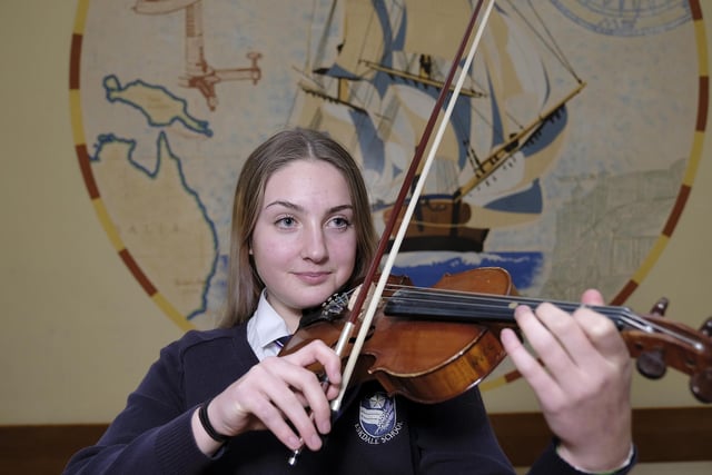 An Eskdale School violinist performs at the festival.
picture: Richard Ponter, 2307170k
