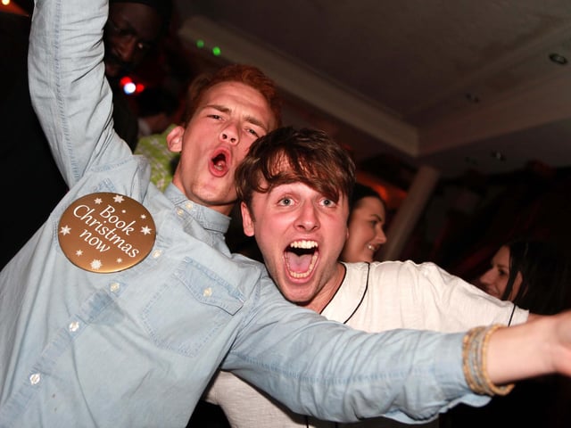Peter and Andrew in Quids Inn.