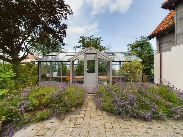 The gardens have plenty of scope for a keen gardener.