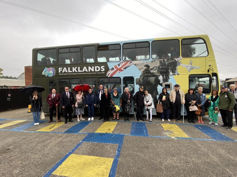 Past and serving veterans were honoured at the event.