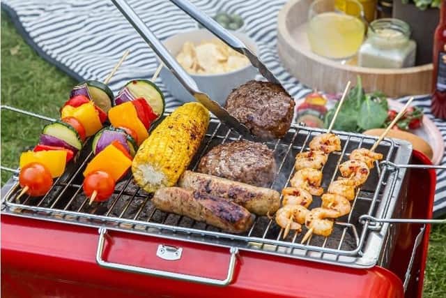 Portable Briefcase Charcoal BBQ Red - RRP £44.99