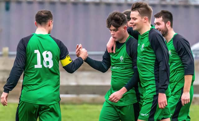 Adam Warrilow scored a double for Fishburn Park in their NRCFA County Cup success against Kirkbymoorside.